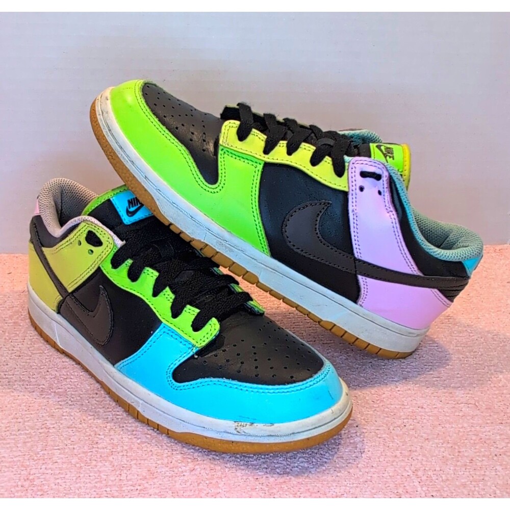 Nike Dunk Low SE GS Multicolor Sneakers US 6.5Y CZ2496-001